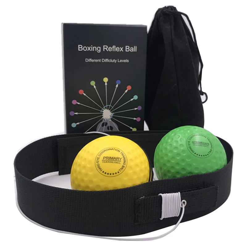 New nylon belt boxing reaction ball headwear free fighting training equipment headwear boxing speed ball