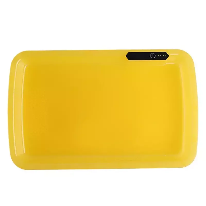 Wholesale Custom Logo Pattern Rechargeable Battery Light Up 3D Speaker Led Music Tray With Scales
