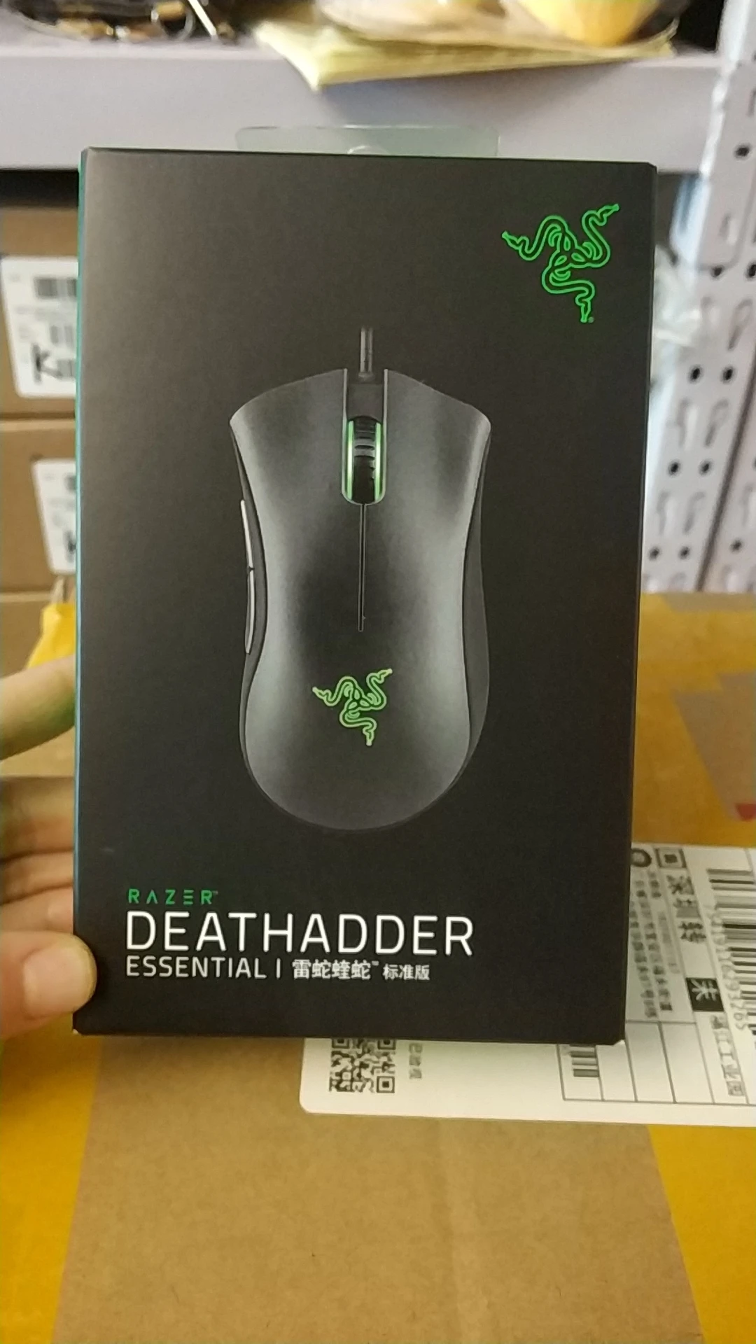  Оригинальная Проводная игровая мышь Razer DeathAdder Essential оптическая 6400 точек/дюйм для ноутбука ПК