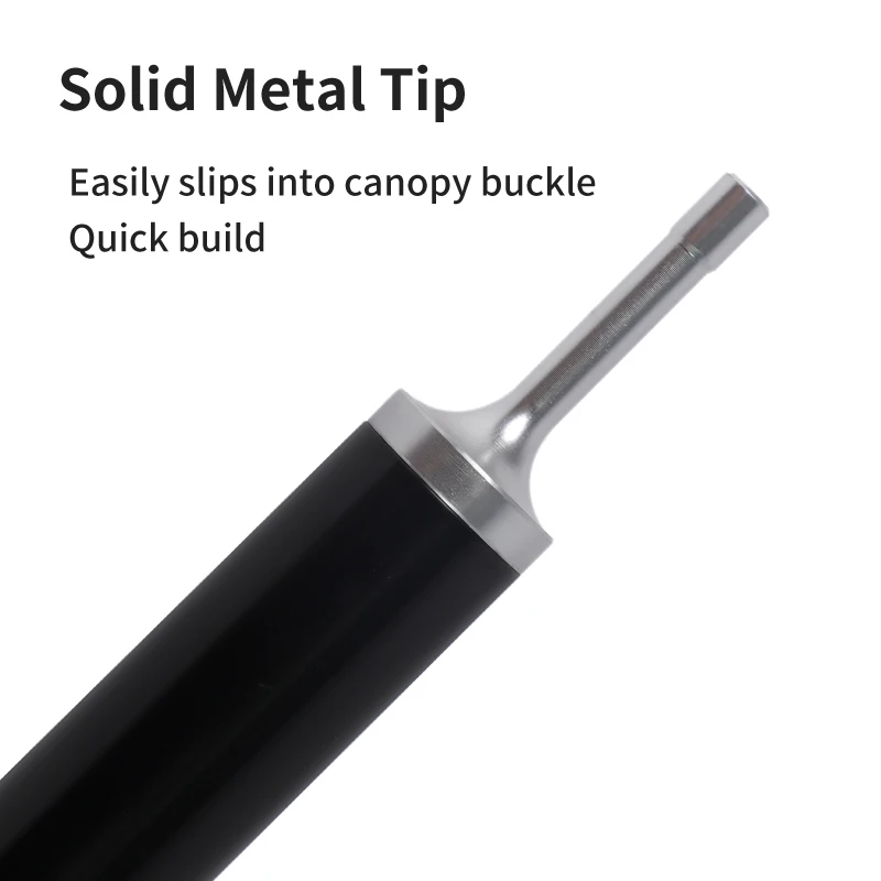 4 Sections 2.60m Aluminum Alloy Retractable Pole tents for events wedding party pole and peg Camping Tent Poles