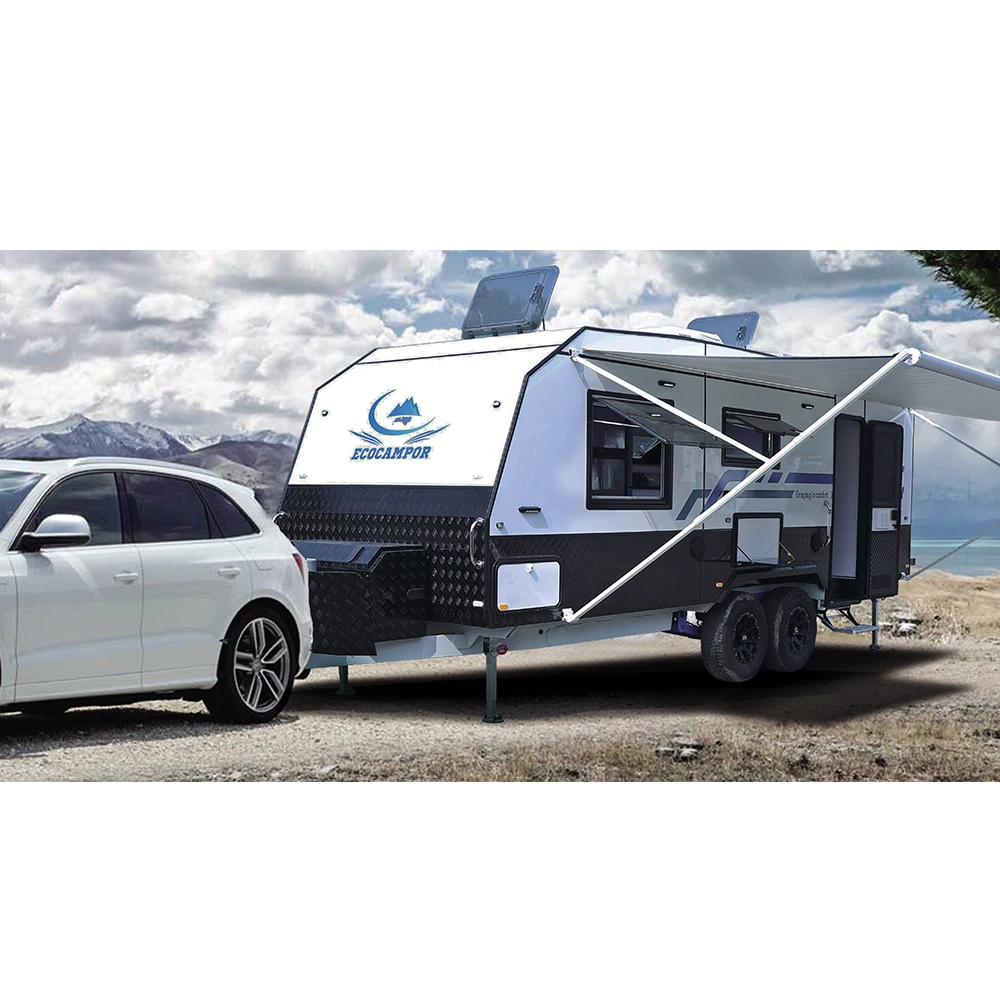 Австралийский внедорожный туристический трейлер ECOCAMPOR 4x4 на солнечных батареях