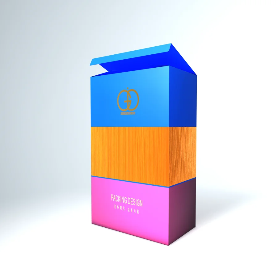 Flip Folder Fragrance Gift Box Custom Luxury Perfume Packages Colorful Perfume Boxes