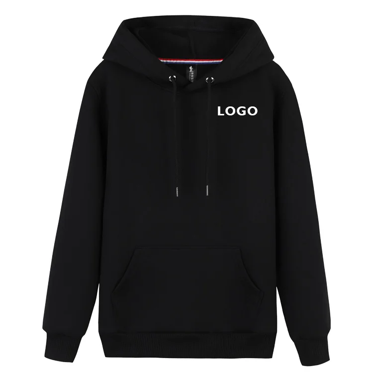 
Pure Color Mens Clothing Hoodie Oversize Lined Thick Hoodie 