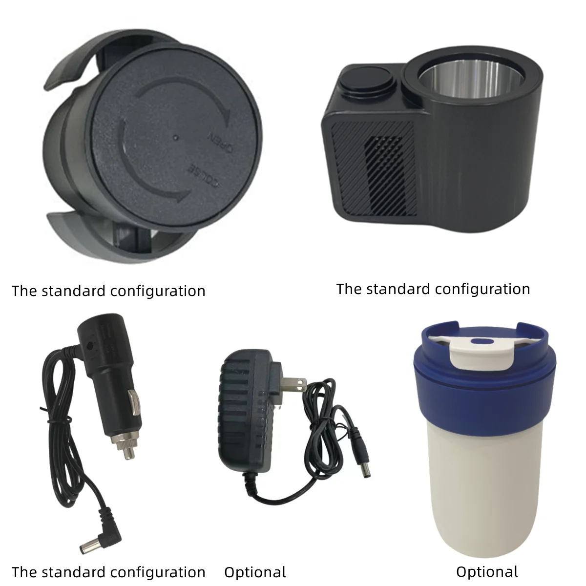 Wholesale self cooling heating cup 12V 36W thermos cup car electric heating cooling cup