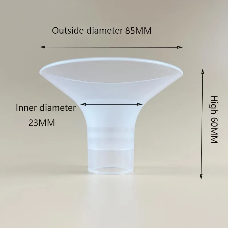 2022 New Design silicone flange Breast Pump Accessory Soft Bellmouth Replacement Breast Pump Parts Food Grades BPA Free
