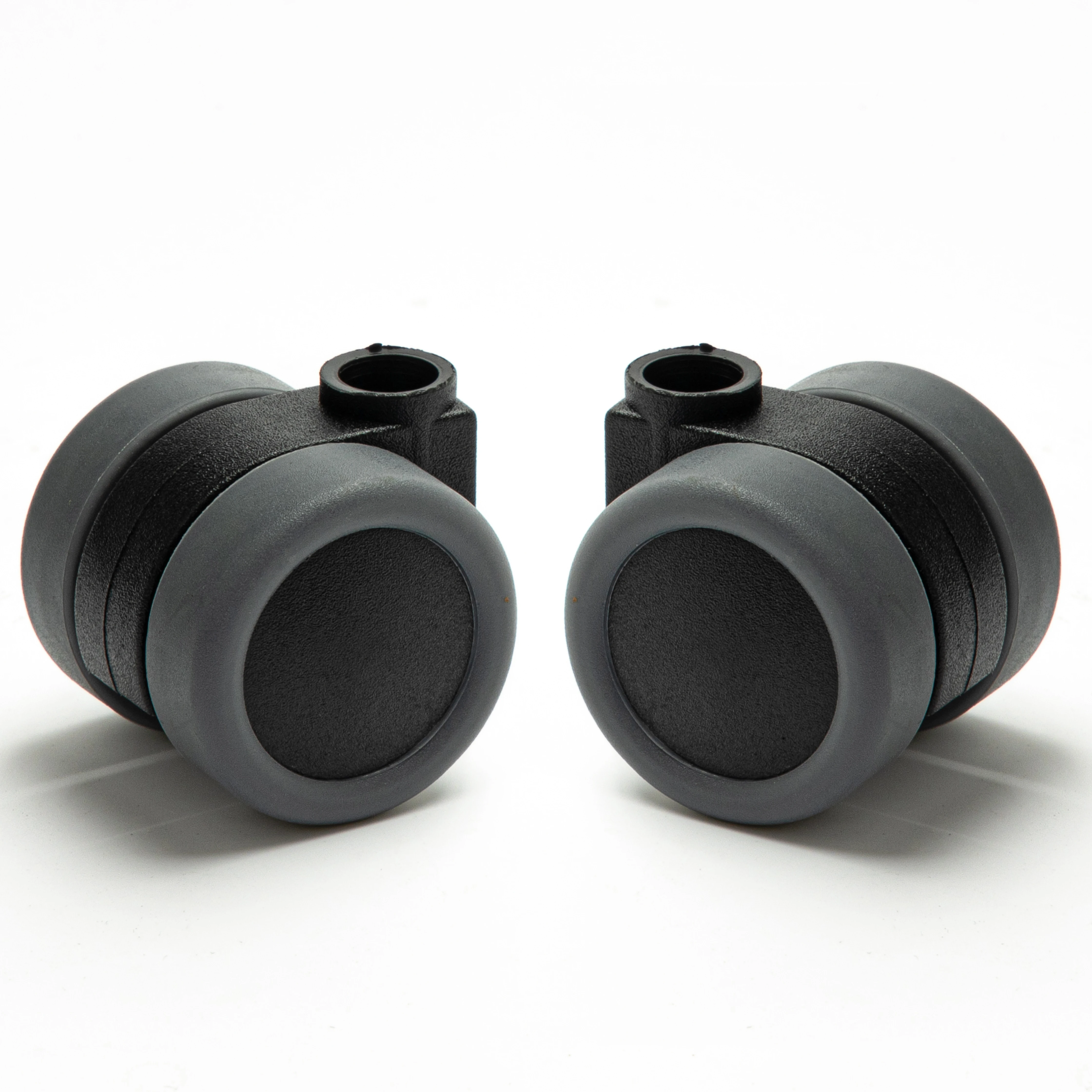 2 Inch 50mm Black Replacement Furniture Swivel Casters Wheel Castor With Side Brake