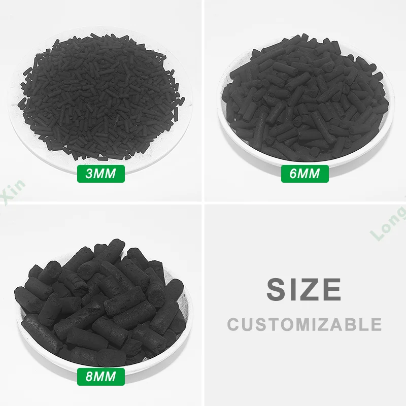 Chemically Copper K2Co3 Ammonia Sulphur Naoh K2Co3 Mgo Koh Silver Impregnated Activated Carbon