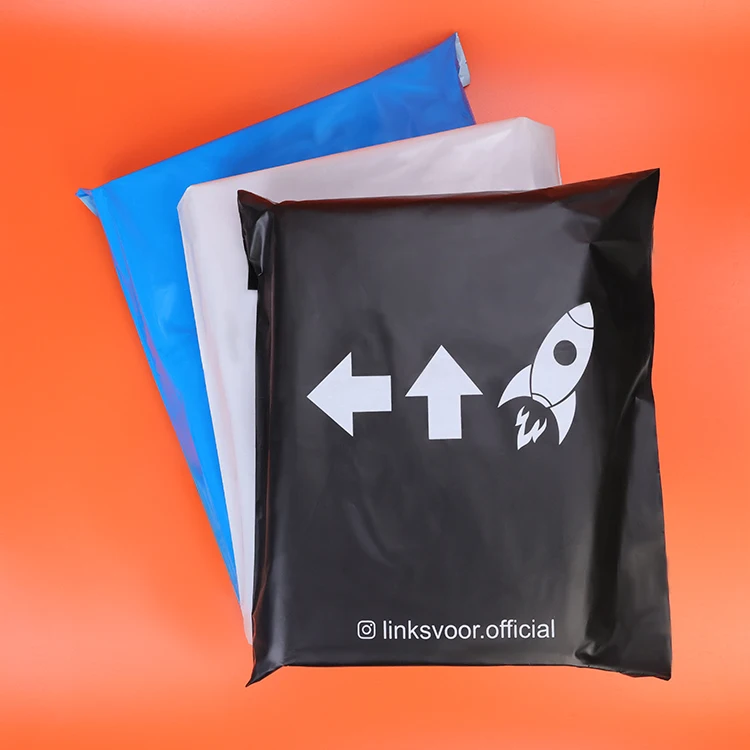Plastic Poly Mailer Bags Custom Printed Logo Packaging Shipping Bags Wholesale Poly Mailers Mailing Bags