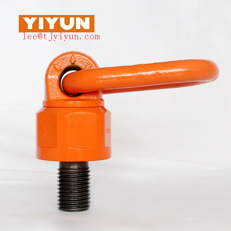 G80 New parts 13/4-5 UNC vlbg hoist ring swivel joint is g80 stainless steel chain swivel side pull hoist ring