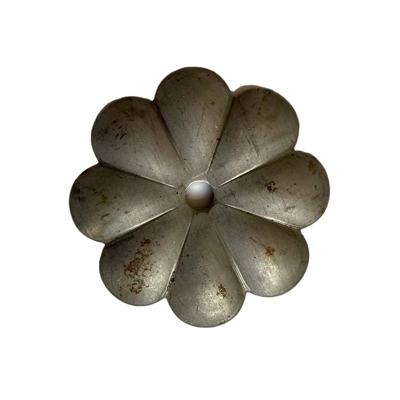 HLT fence decoration elements steel ornamental flowers  fence decorative leaves forged steel leaves