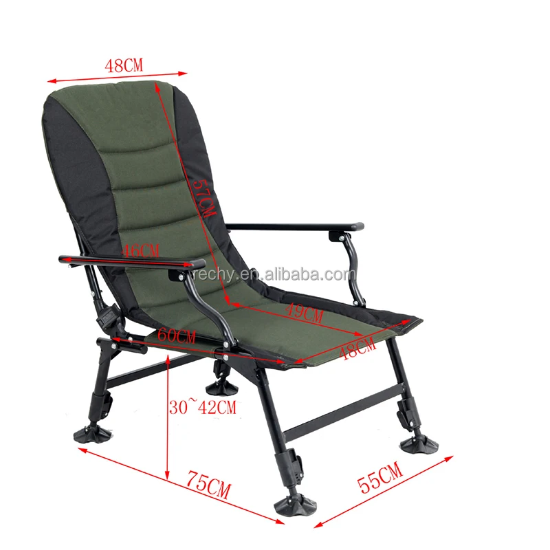 High quality luxury outdoor  waterproof folding recliner chair carp fishing chair