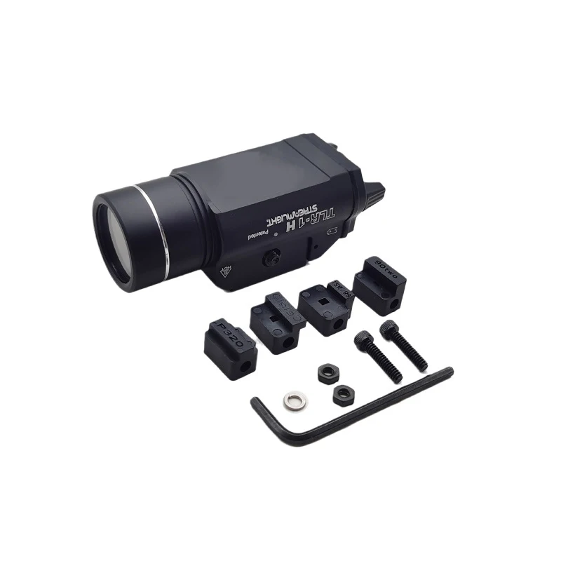 High Lumens Tactical Outdoor Adjustable Mount LED Light Laser Flashlight
