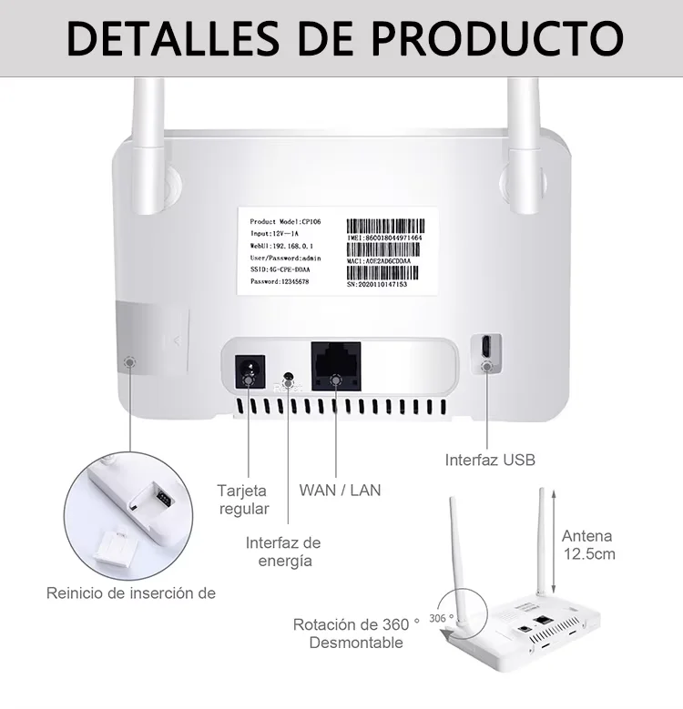 4G Hotspot LTE беспроводной маршрутизатор Портативный WiFi 150 Мбит/с Wi-Fi модем FDD/TDD доступ к сети разблокировка мобильной точки доступа