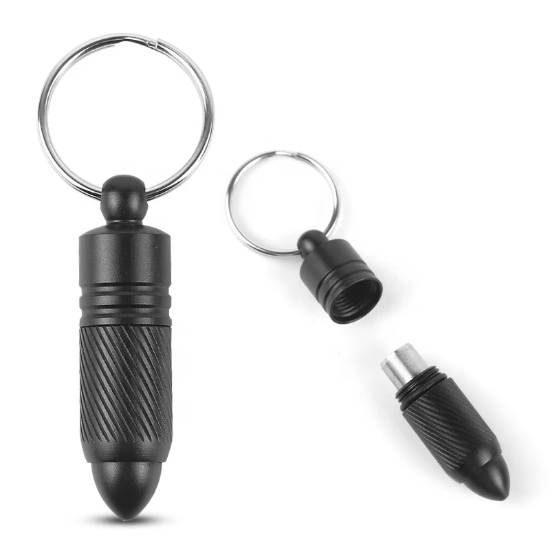 Aluminum  Blade Sharp Drill Cigar Hole Opener Cutter Cigar Punch Cutter With Key Chain