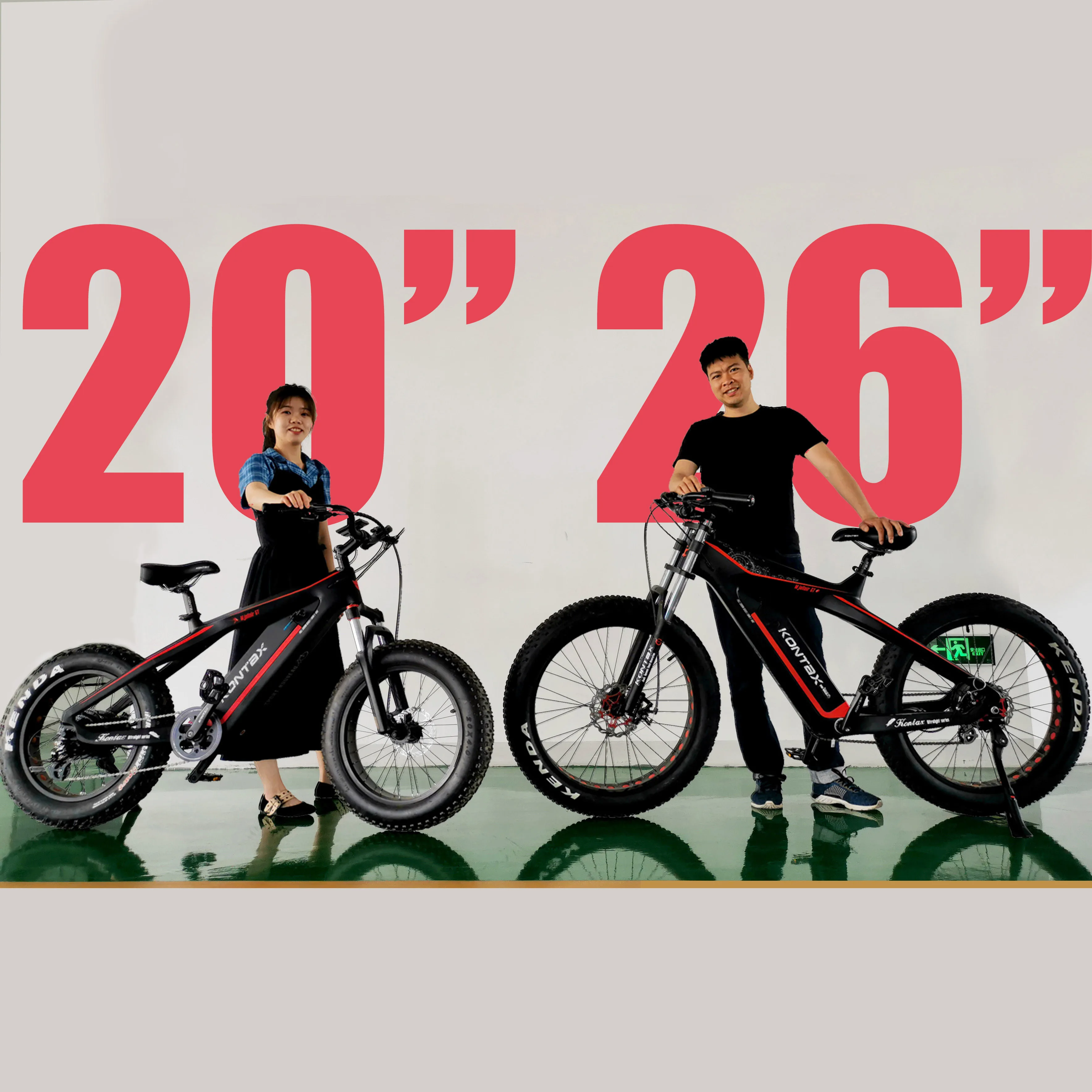 
KONTAX Mountain Ebike 1000w E Bike 48v Heckmotor 26 Inch Beach Cruiser Bike 