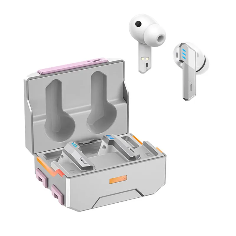 Clear Call Anc Enc Hybrid 6 Mics With Wireless Charging True Hifi Sound Bt5.4 Long Battery Life Tws Gaming Earbuds