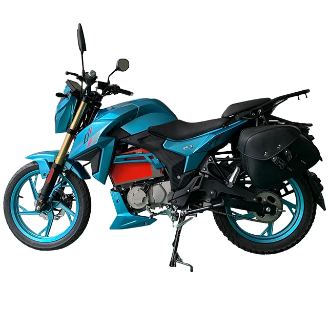 AK 4000W Electric Motorcycle High Speed 120kms with Four Gear Transmission High Torque Center Motor Racing Moto Taxi Easy Climbi