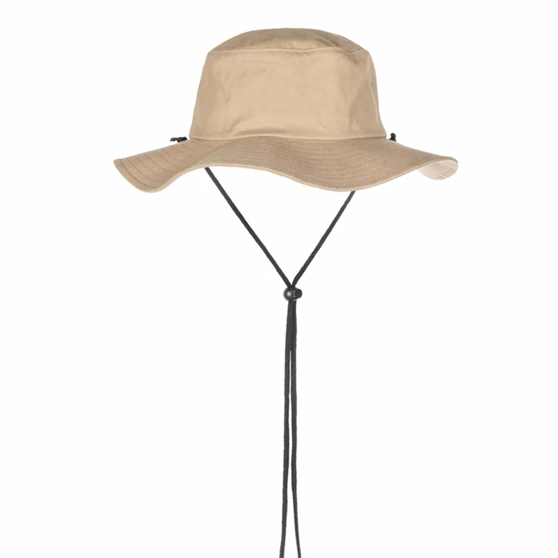 Custom logo Adjustable strap bucket hat Safari Boonie Hat