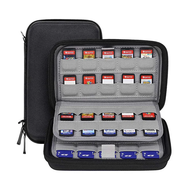 Custom Waterproof Games Memory Card Holder EVA Carrying SD Card Hard Case