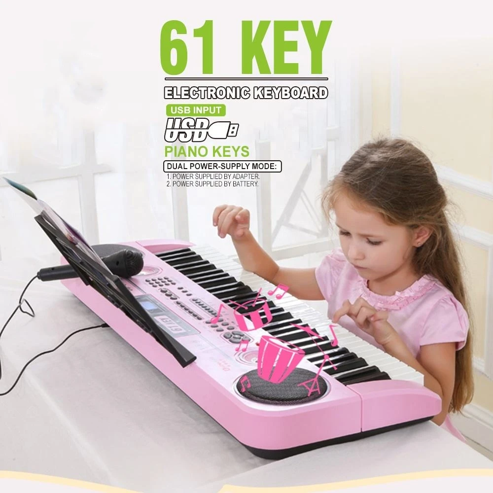 Wholesale Juguetes Para Nios Electronic Organ Piano, Toys For Kids 2020 Games For Kids Piano Keyboard 61 Keys