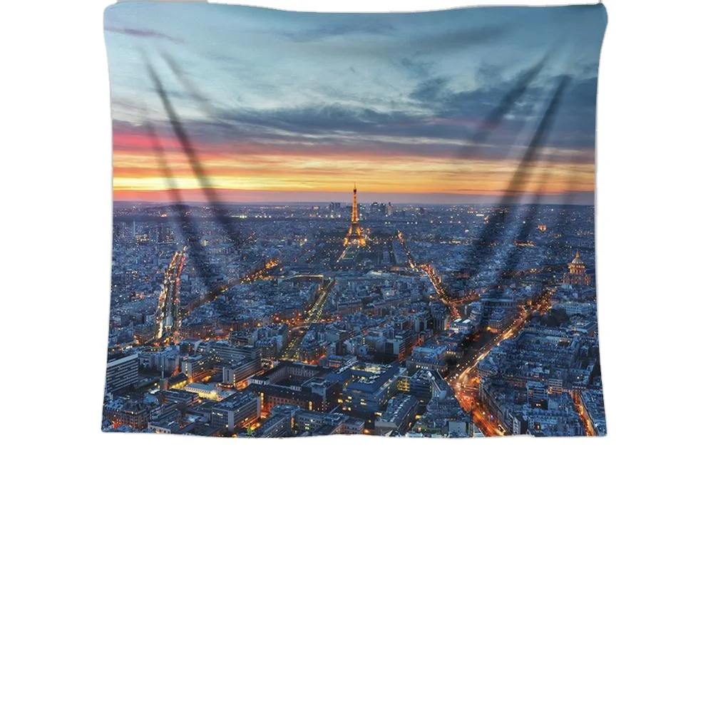 landscape 100%Polyester custom design and size wall tapestry 150X200cm 3D Print For Home Decoration tapestry machine