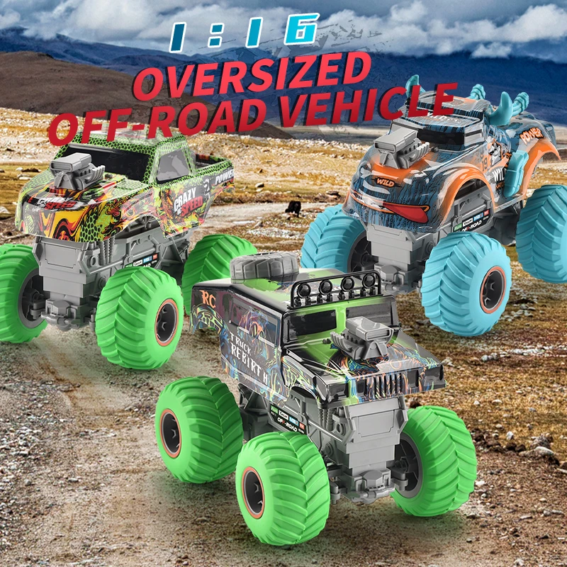 2.4G 4WD Remote Control Car Toys Oversized All Terrains Off-road Collision Vehicle Electric High Speed Collision RC Car Toy