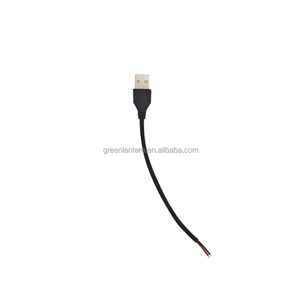 USB-A разъем для одноцветных светодиодных ночников 2835 5050 15 см 50 1 метр USB-порт Кабельный