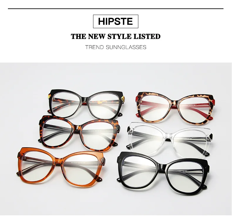 2023 Fashion Cat Eye Glasses For Computer Anti Blue Light Eyewear Vantage Blue Light Blocking Tr90 Eyeglasses Frames