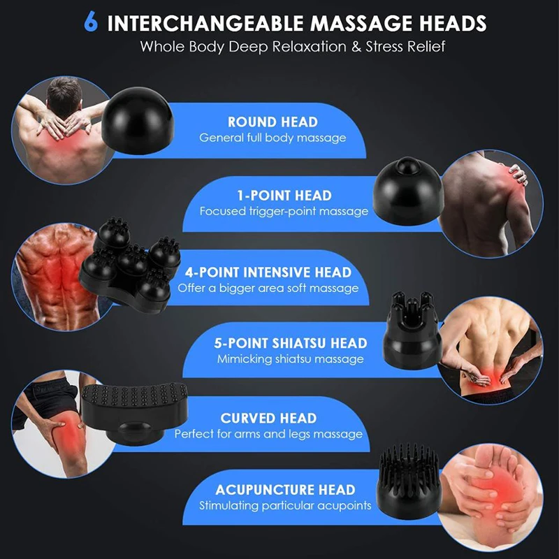 Best selling foot back head cordless handheld rechargeable massage hammer
