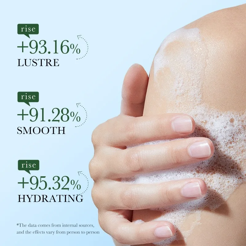 Wholesale Avocado Herbal Body Wash Moisturizing 400ml Gently Peeling Exfoliating and Whitening Bath Shower Gel for Body Care