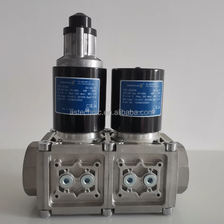 Drying furnace pipeline gas combination solenoid valve 3/4IN