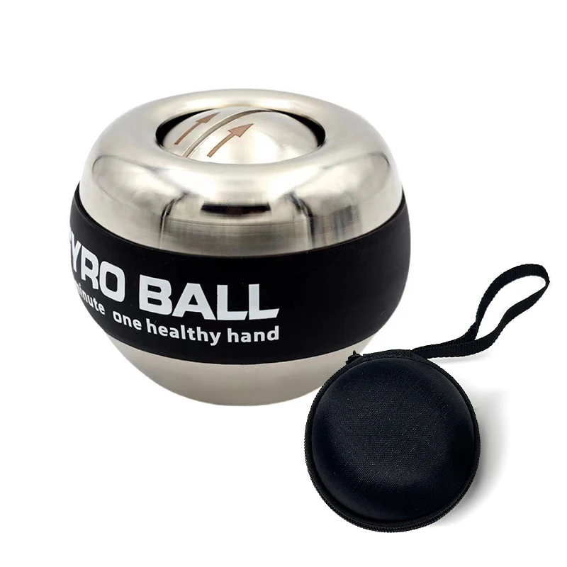 SKYHOPE Gyro Ball With Carry Case Forearm Exerciser Gyroball Wrist Arm Trainer Exerciser Led Gym Forearm Power Wrist Gyro Ball