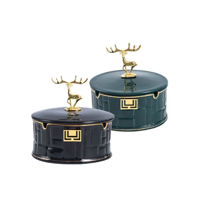 handmade elegant indoor ceramic decorative ashtrays