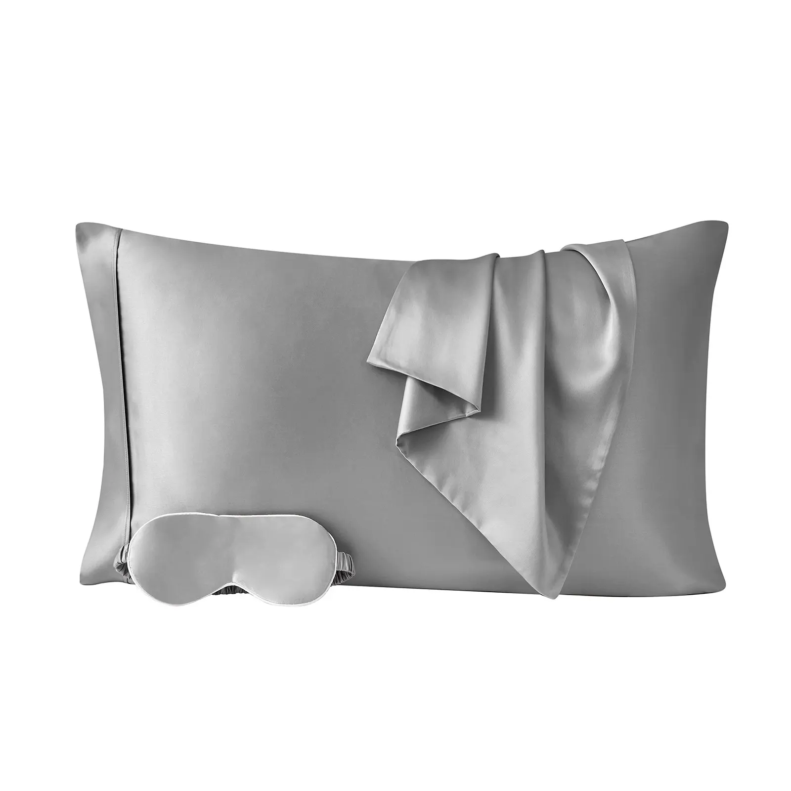 Custom Logo 100% Mulberry Silk Pillowcase and Sleep Eye Mask