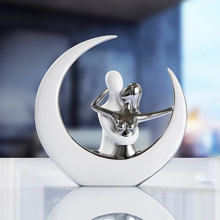 Creative wedding gift couple photo frame exquisite ceramic bedroom living room popular decor