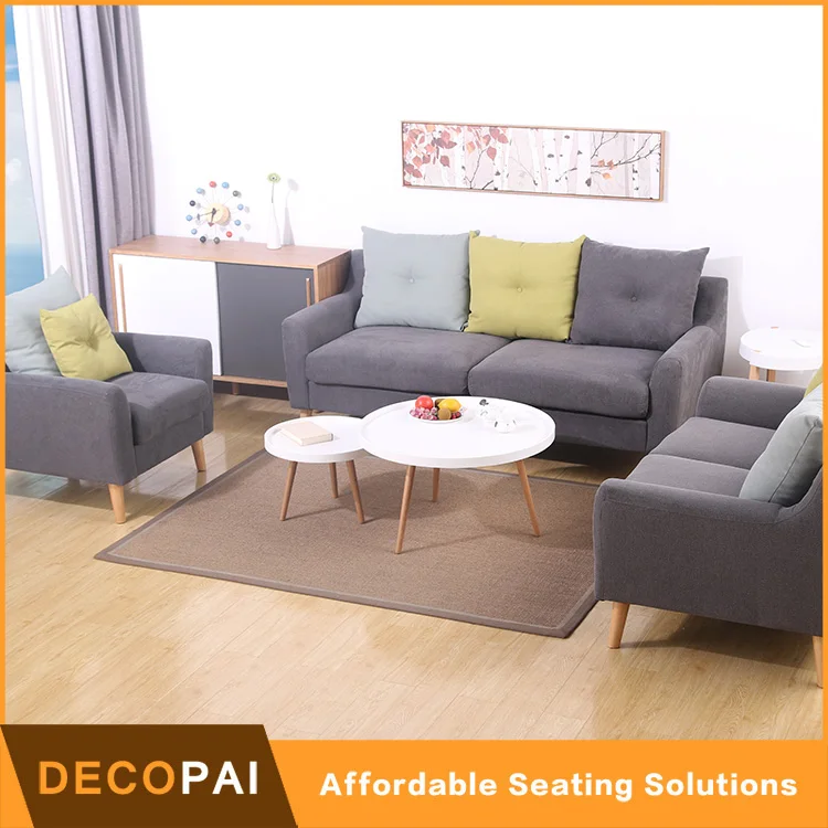 Обивка ткань мебель для гостиной современные деревянные ноги 1 сиденье 2 место 3 один диван любовь диван три человек диван