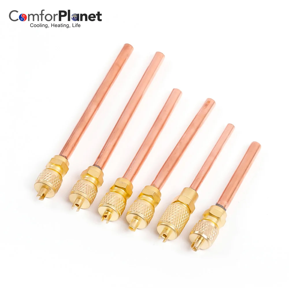 Лидер продаж запчасти для холодильника заряжающий клапан доступа HVAC латунный