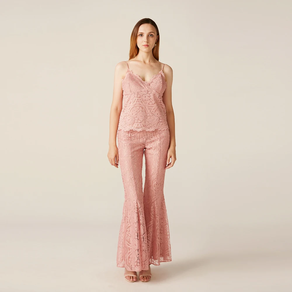 TOP713520 100%polyester camisole top casual lace tank top camisole women