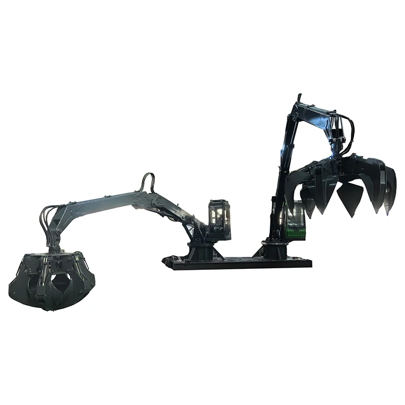 heavy loader hydraulic steel iron scrap grabber for excavator