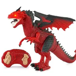 Dinosaur Spray Dragon Walking Electric Remote Control  Animal Model Kids Toys Children Boys Girls Birthday Gift