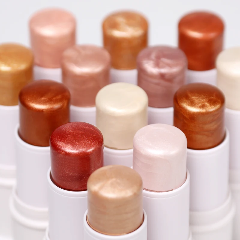 Make Your Own Contouring Highlight Stick Custom White Shimmer Stick Face Body Highlighter Creamy Highlighter Stick
