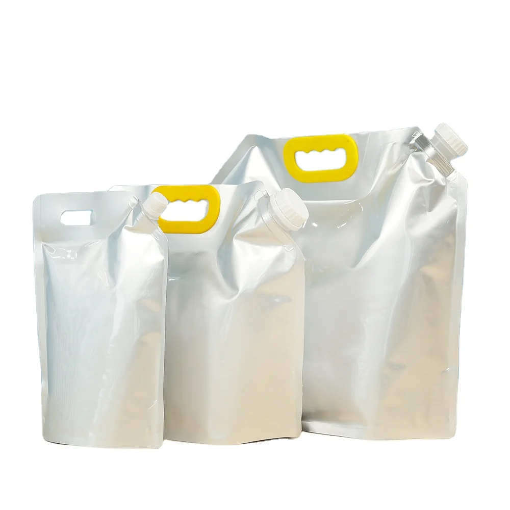 1L 2.5L 5L 10L Eco Friendly Food Grade Reusable Aluminum Foil Stand up Pouch Retort Water with