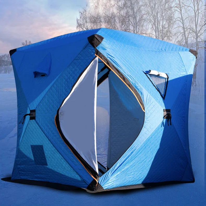 Wholesale quick pop up winter hiking portable lightweight 1-2 person camp ice fishing tent