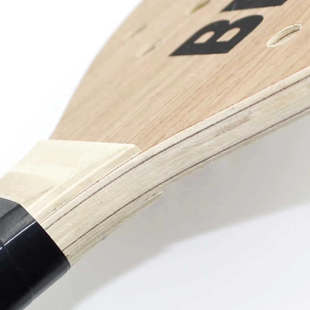 New Beach Paddle Game Set  wooden beach paddle +black  handle with 2 rackets 2 pickleballs and a mesh bag PG014