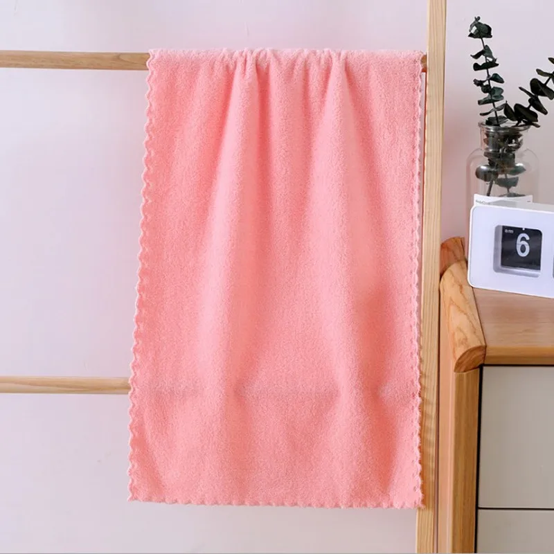 Hot selling Adult coral fleece thickened bath towel microfiber absorbent quick-drying bath towel