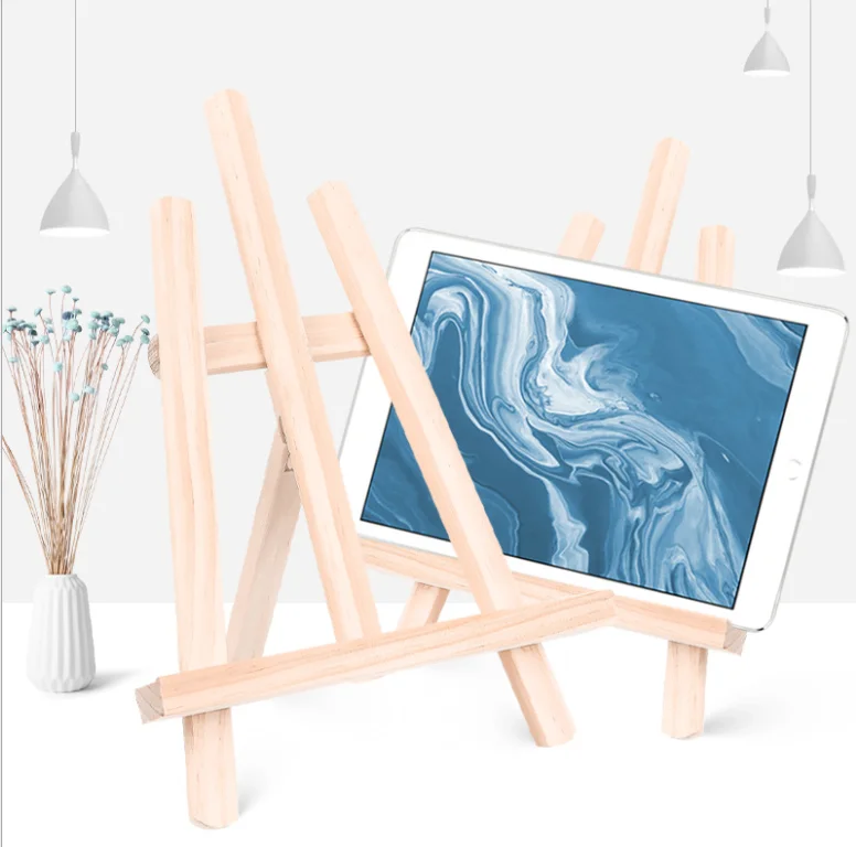 Portable Wooden Desk Tabletop Kids Children Mini Picture Book Stand Display Artist Drawing Painting Sketch Easel