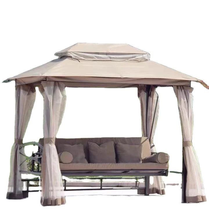 Yoho Ready To Ship 3seater patio swing Garden Chair Hanging Swing Set garden furniture outdoor patio swing/bed