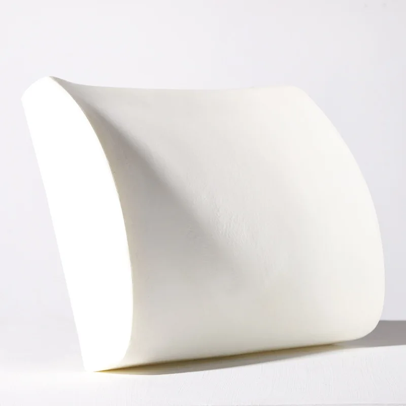 3D Mesh Cover Comfort Lumbar Support Pillow for Office Desk Chair - Custom Memory Foam Back Cushion with Two Adjustable Straps