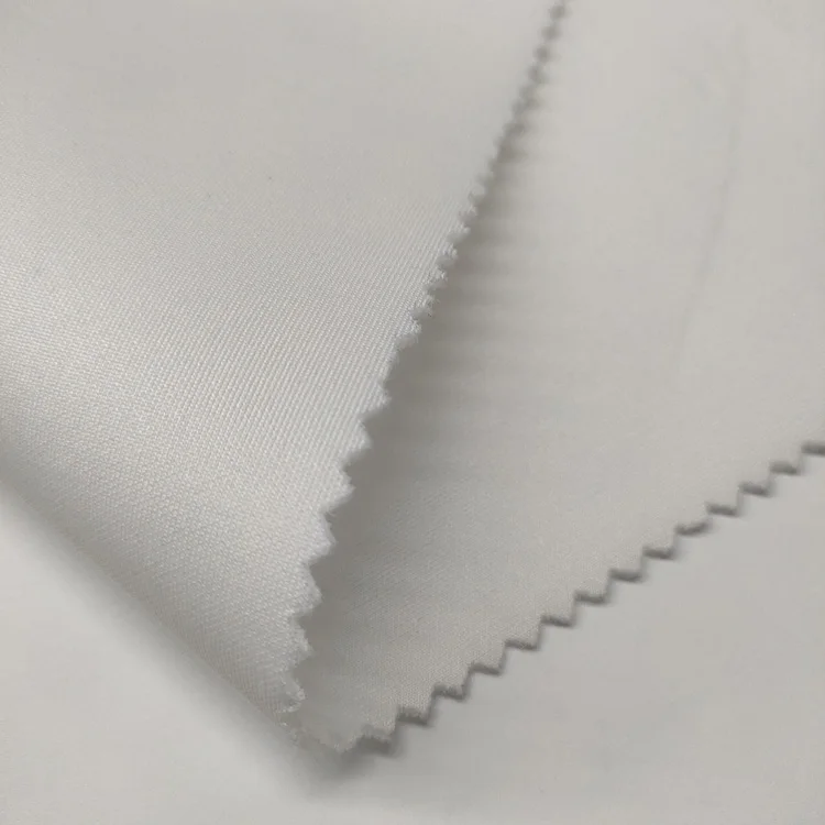 2022 Plain White Dyed Polyester Stretch Fabrics Cloth 3D Tech Scuba Fabric For Hoodie