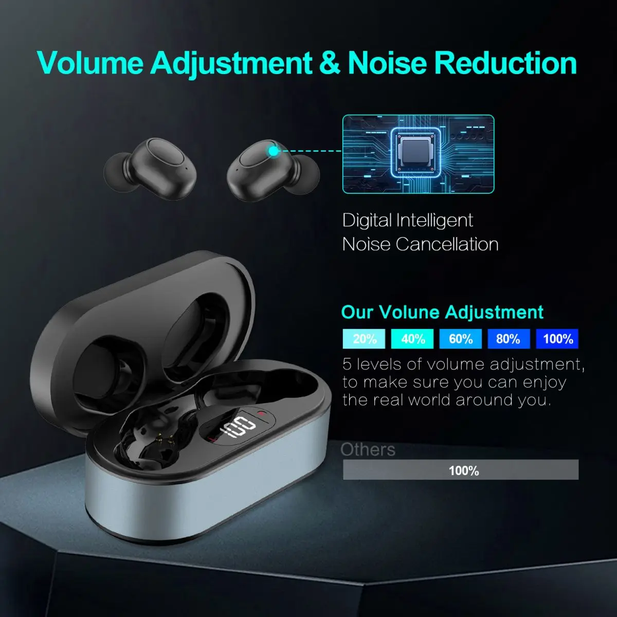 Medical In-ear Analog Hearing Amplifier rechargeable Mini China elder care Invisible Hearing Aid